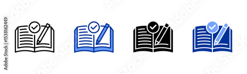 Assignment icon sheet multiple style collection