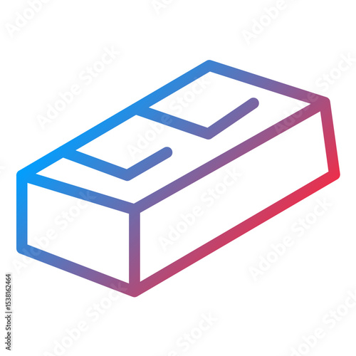 Brick Line Icon Style