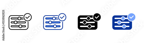 Filter icon sheet multiple style collection