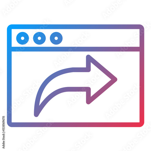 Redirect Line Icon Style