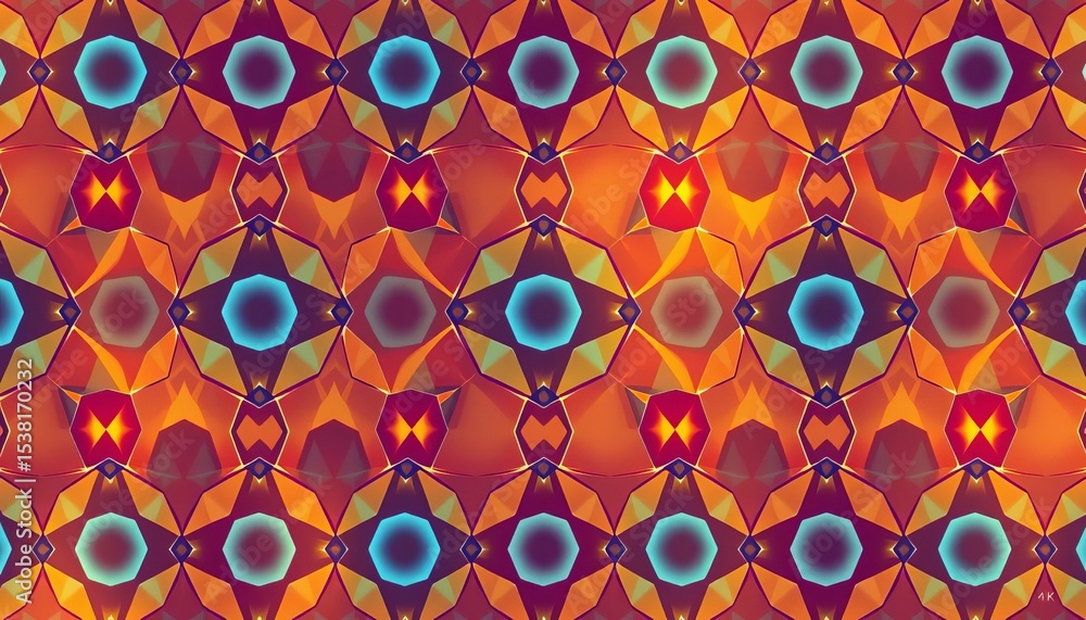 Geometric seamless pattern of interconnected diamond shapes resembling cells, repeating pattern, stylish Geometric seamless pattern of interconnected diamond shapes resembling cells, repeating pattern, stylish