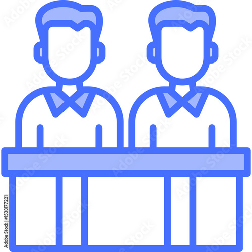 Committee solid icon