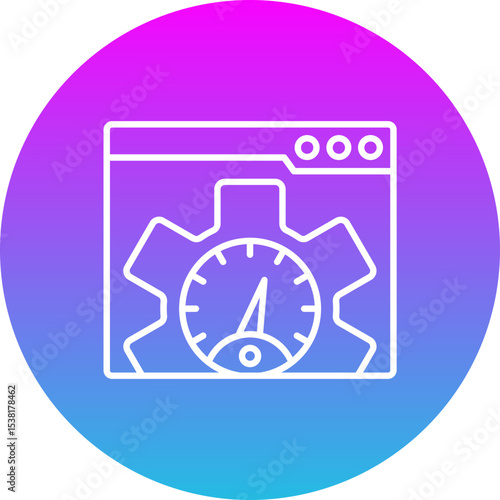 Web speed test Icon