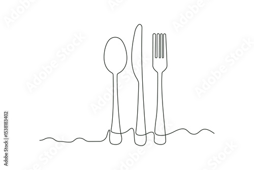 Minimal One Line Art Drawing | Continuous Line Vector Illustration
