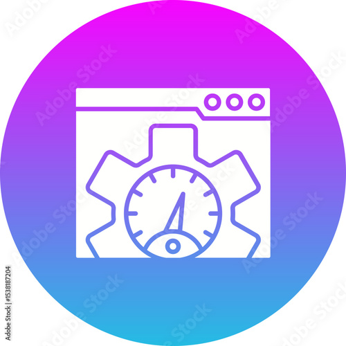 Web speed test Icon