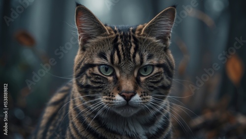 Wallpaper Mural A tabby tiger striped cat Torontodigital.ca