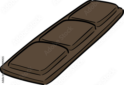 Illustration of chocolate bar
