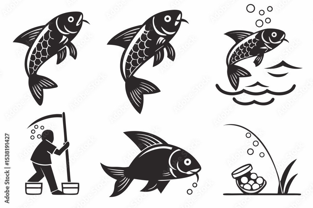 set of fish set of fish