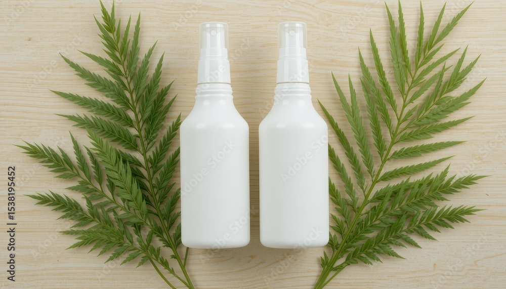 White Bottles Mockup Eco-Friendly Product Packaging Design White Bottles Mockup Eco-Friendly Product Packaging Design
