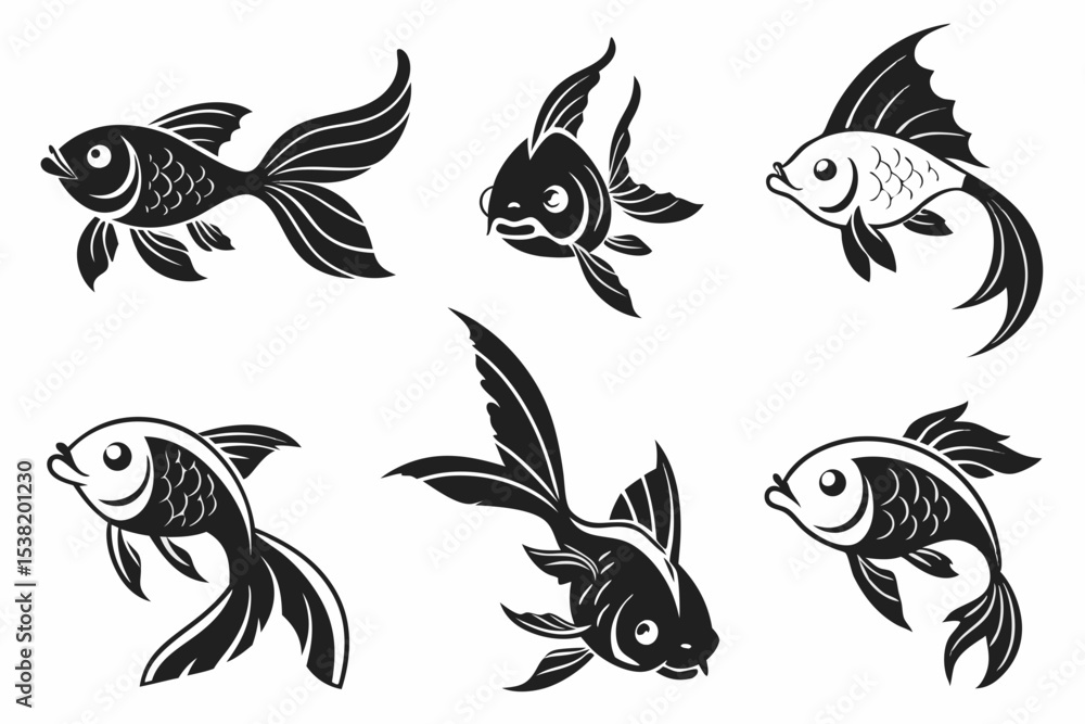Obraz premium set of fish