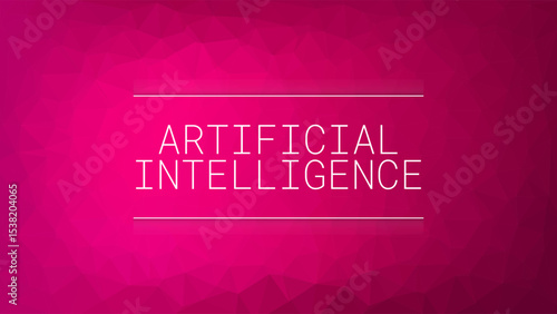 Artificial intelligence. Generative model. Smart digital technology. AI vector for science, future, robot, automatization, programming, presentation, design, business