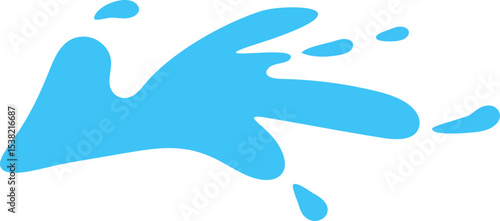 물방울 튀김 일러스트