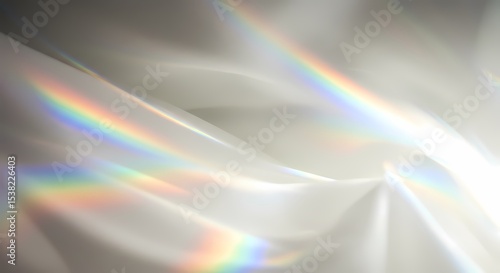 Light Gray Laser Gradient Light Strip Background, Color Transition Conveys Future Sci - fi Texture