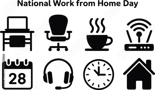  freelance, teleworker, office setup, modern work, home workspace,