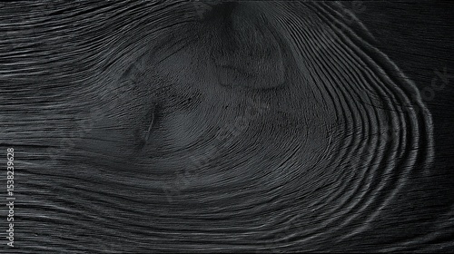 Generative AI, Dark wood grain texture with black finish