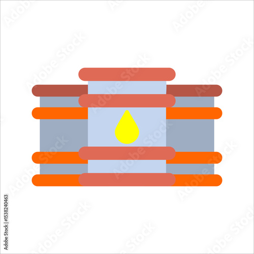 Oil Industry Vector Icon