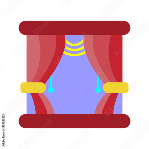 Stage Vector Icon
