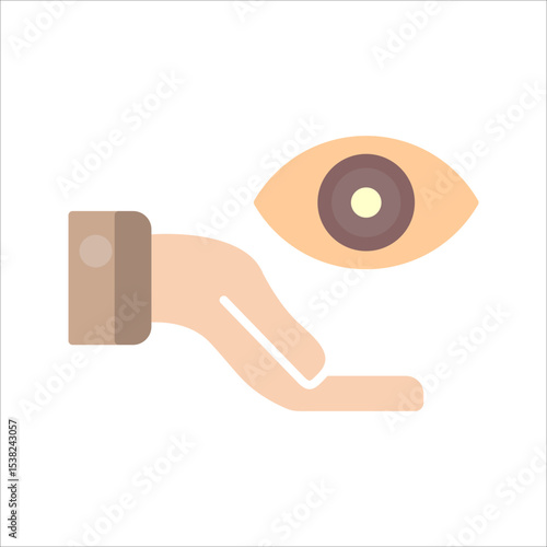 Eye Donate Vector Icon