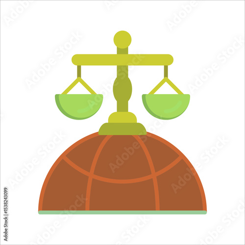 International Law Vector Icon
