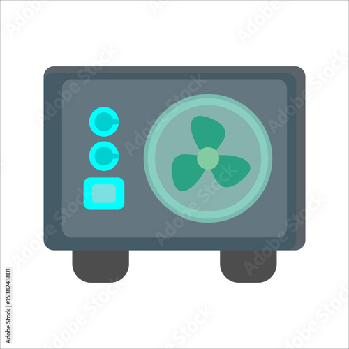 Outdoor Ac Vector Icon