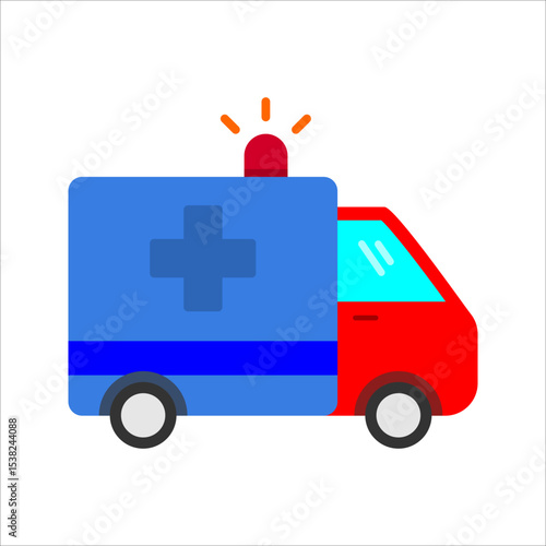 Ambulance Vector Icon