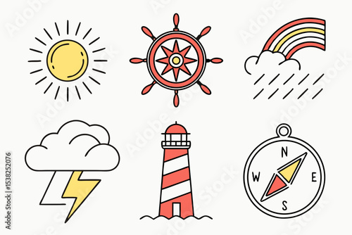 set of vector icons