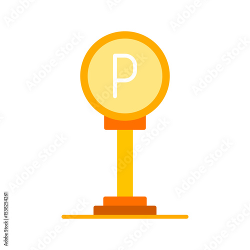 Parking Sign Vector Icon