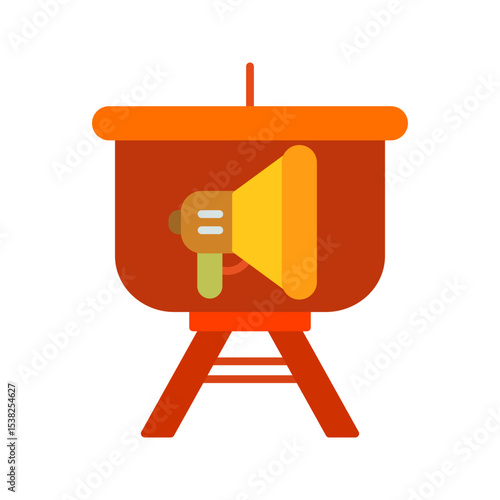 Marketing Presentation Vector Icon