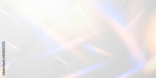 Light effect and zigzag ribbon falling from above on a beam of light, tinsel vector