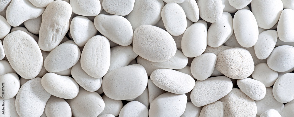 Fototapeta premium White Stones Texture Background