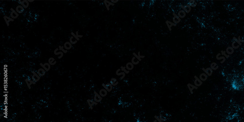 Abstract blue water color hand painted art victor illustration. Dark blue painted smoky textured black color powder explosion. Black and blue Smoke background elegant luxury space with stars.