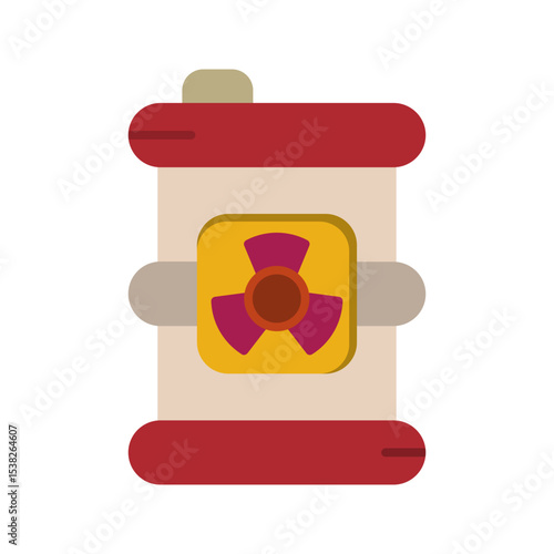 Toxic Waste Vector Icon