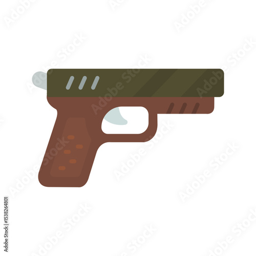 Pistol Vector Icon