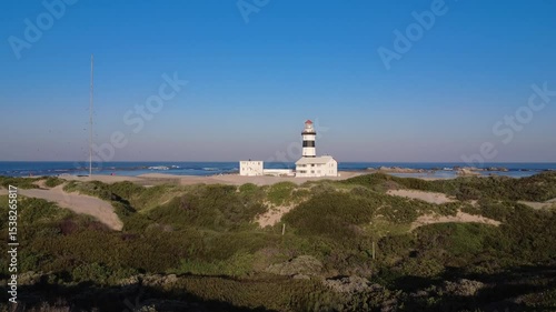 174 year old lighthouse on the coast of south africa