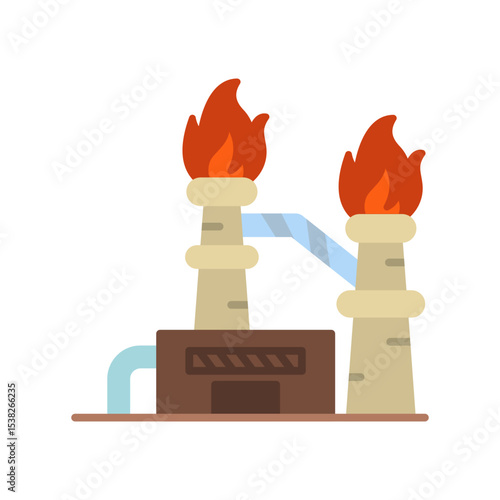 Natural Gas Vector Icon