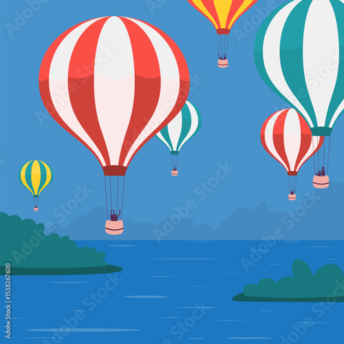 flying air ballons