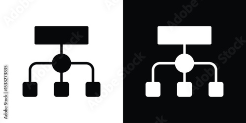 Sitemap icon vector design template elegant style