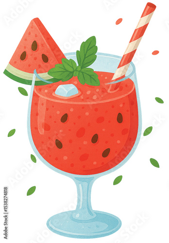 thai-fruit-juice-watermelon-summer