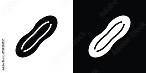Peanut icon vector design template elegant style