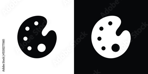 Palette icon vector design template elegant style