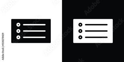 Menu list button icon
