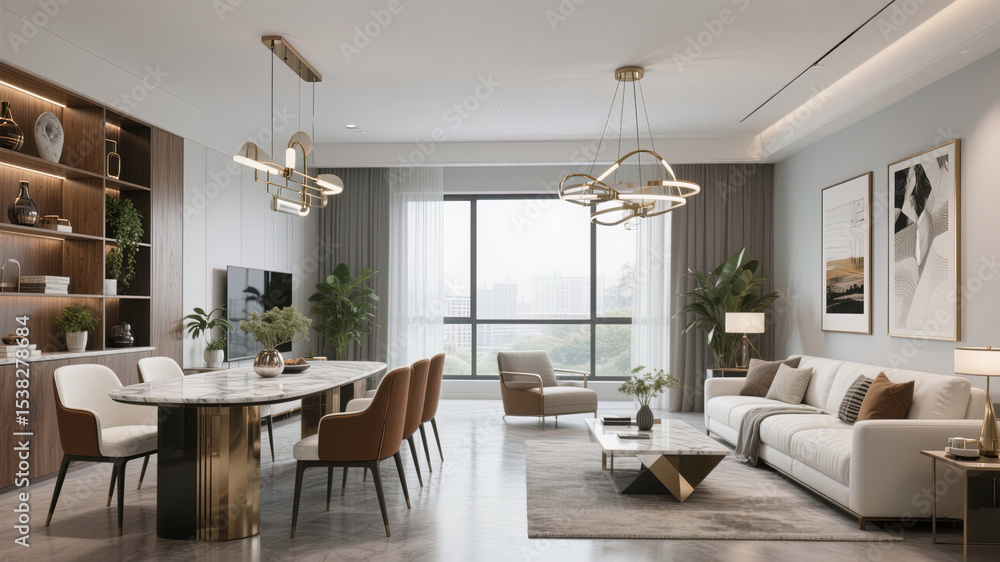 Fototapeta premium modern dining room