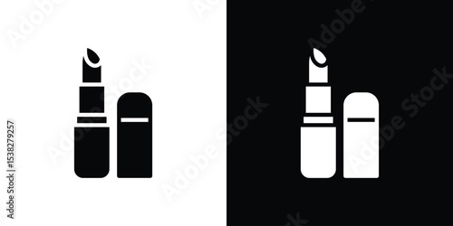 Lipstick icon for social media, app, and web design. Vector illustration.
