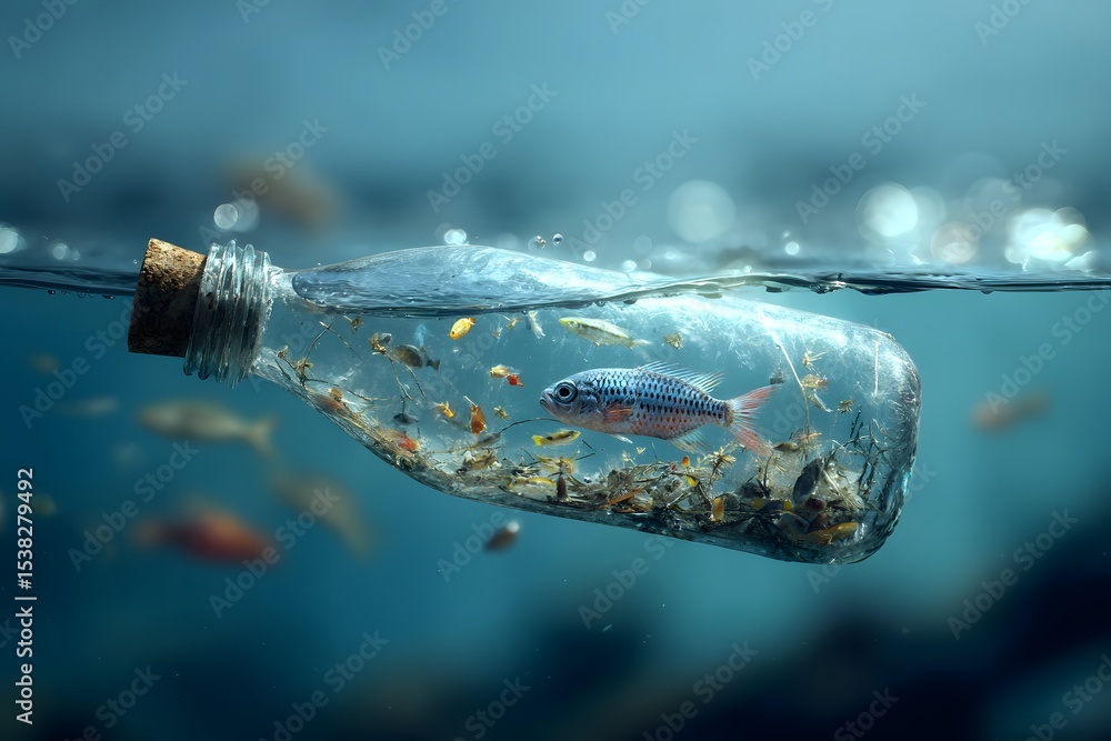 Trapped Below: Marine Life and Plastic Waste Trapped Below: Marine Life and Plastic Waste