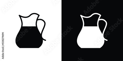 Jug icon vector design template elegant style