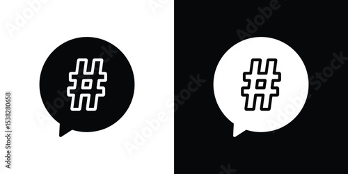 Hashtag icon