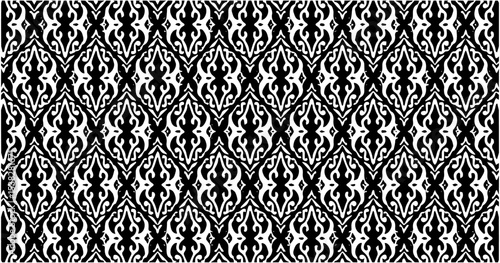 Seamles pattern background design black white 