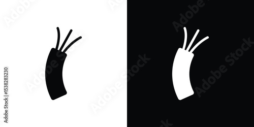 Electric cable icon vector design template elegant style