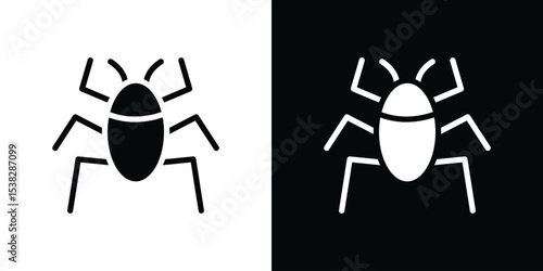 Bugs icon vector design template elegant style