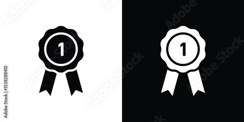 Badge icon vector design template elegant style